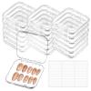 20pcs Press on Nail Storage Box Press on Nails Packaging Fake Nail Storages Case with 90 Pcs Adhesive Double Sided Tape for Fake Nail Storage Nail Display Nail Salon view 1