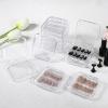 20pcs Press on Nail Storage Box Press on Nails Packaging Fake Nail Storages Case with 90 Pcs Adhesive Double Sided Tape for Fake Nail Storage Nail Display Nail Salon view 4