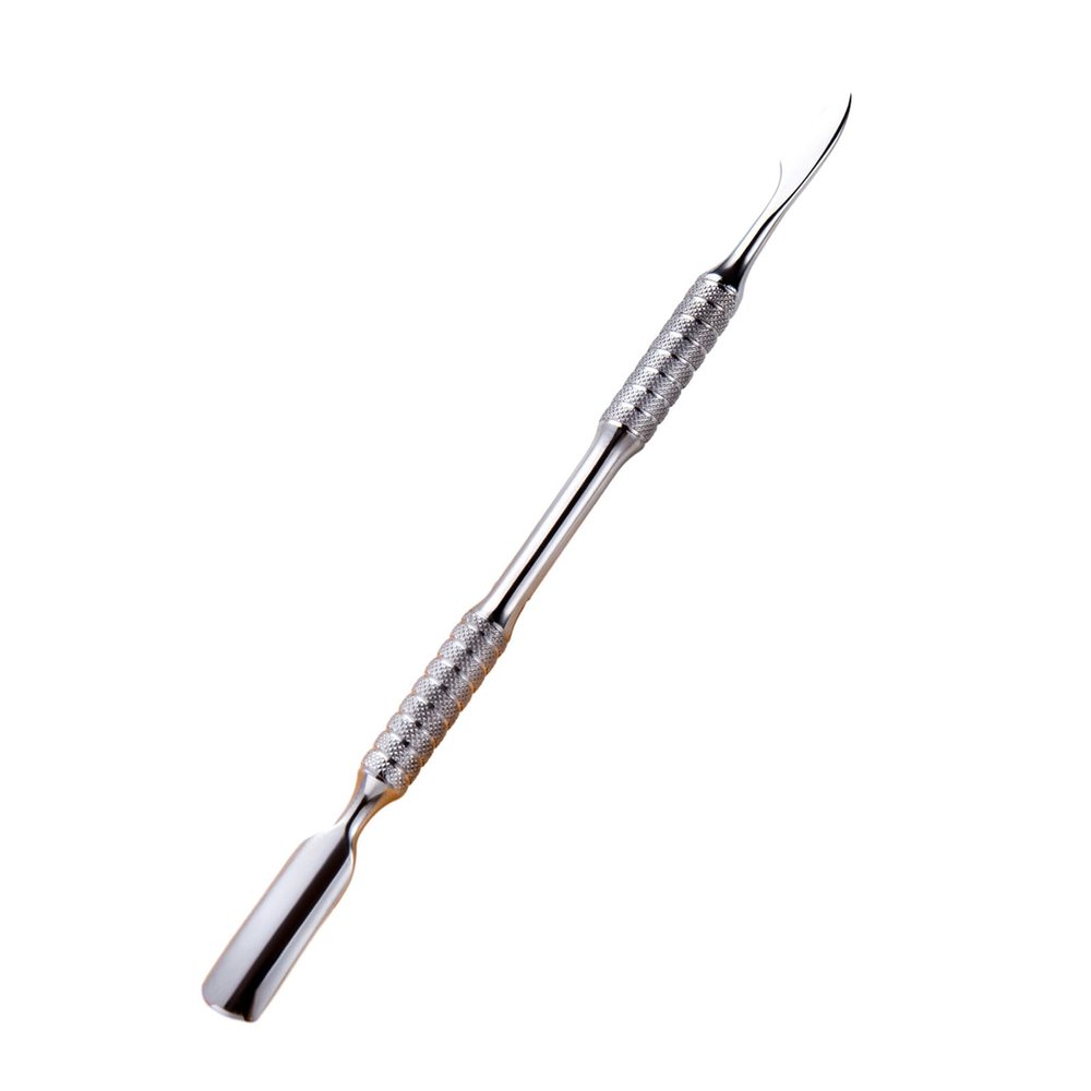 Cuticle Pusher Double-Headed Cuticle Pusher Stainless Steel Polishs Remover Manicures Tool For Fingernails Toenails