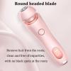 2 in 1 Wet & Dry Electric Trimmer,Womens Shaver Dual-Head Trimmer,Rechargeable Electric Shaver for Women,Equipped with a Display Screen and Dual Head Design,for Men and Women to Shave Thei(Color:Pink) view 4