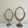 [Vintage Antique Table Mirror  Double-Sided Makeup Mirror for Vanity, Dresser, or Interior Dcor (Large Size)] view 1