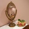 [Vintage Antique Table Mirror  Double-Sided Makeup Mirror for Vanity, Dresser, or Interior Dcor (Large Size)] view 2