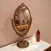 [Vintage Antique Table Mirror  Double-Sided Makeup Mirror for Vanity, Dresser, or Interior Dcor (Large Size)] view 4