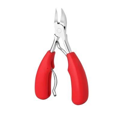Nail Clippers Ingrown Toenail Podiatry Correction Nippers Cuticle Cutters Cut Paronychia Pedicure Manicure Hand Foot Care Tool(TypeB Red)