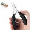 Nail Clipper for Ingrown Toenail Podiatry Correction Nippers Cuticle Cutters Cut Pedicure Manicure Hand Foot Dead Skin Care Tool(Black) view 2