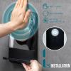 TAILI Shower Mirror Fogless Suction, Shaving Mirror with Razor Holder, Fog Free with Storage Tray, Rust-Proof, Shatterproof, Removable, Bathroom & Shower Accessories, Black view 2