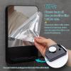 TAILI Shower Mirror Fogless Suction, Shaving Mirror with Razor Holder, Fog Free with Storage Tray, Rust-Proof, Shatterproof, Removable, Bathroom & Shower Accessories, Black view 3