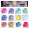 12 Colors Glitter Gel for Face, Body, Hair & Nails Makeup for Festival, Halloween, Party, Cosplay Easy to Apply & Wash Off Women, Teens & Kids view 1