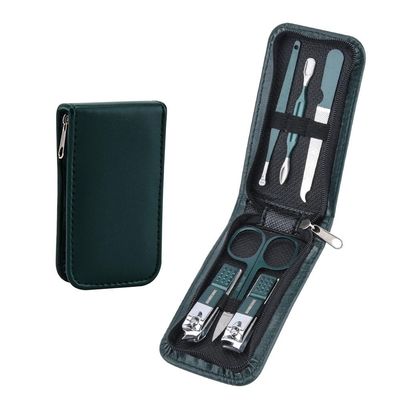 DFWZMQTG Nail Clipper Set Household Nail Tools Set 8 Pieces Manicure Set(Green)