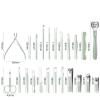 30/35 pcs Stainless Steel Manicure Kit Multi-functional Professional Nail Trimmer Cutter Foot Care Tools(Light Green 35 in 1) view 3