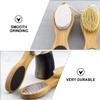 4-Piece Foot Exfoliating Tool Set Bamboo Foot Scrubber Pumice Stone and Cleaning Brush Suitable for Home Pedicure Care view 3