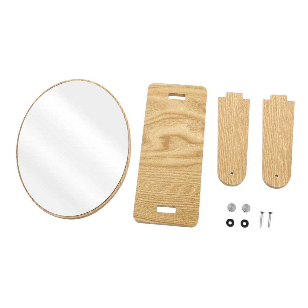 HONMEET Women Makeup Mirror Swivel Vanity Tabletop Design Durable Material Compact for Bedroom Bathroom Use Any Occasion