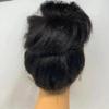 360 Full Lace Wig 100% Human Hair Wigs Long Soft Glueless Wigs Pre Plucked Black Yaki Kinky Straight Hair HD 360 Full Lace Wig For Women Natural Hairline With Baby Hair 150% Density 16 Inch view 2