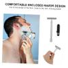 PartyKindom Classic Double Edge Safety Razor for Men and Women Durable Shaving Tool with Easy Clean Design Comfortable Grip and Smooth Shave Experience for Facial Grooming view 3