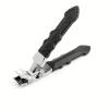 1Pcs Professional Nail Clippers for Seniors Wide Jaw Angled Head Stainless Steel Fingernail Toenail Cutter with Catcher view 1