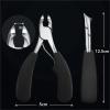 1PCS Stainless Steel Nail Clippers Trimmer Ingrown Pedicure Care Professional Cutting Tools for Feet Toenail Paronychia Improved view 2