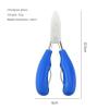1pcs Professional Toe Nail Clippers Cutter ingrown toenail tool Thick Nail Dead Skin Sharp Curved Blade Nail Tools(Red) view 2