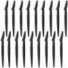 18Pcs Black Eyebrow Razor Multipurpose Exfoliating Dermaplaning Tool Trimming and Shaving Grooming Face Razor and Eyebrow Shaper for Women view 1