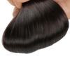 Micro Loop Hair Extensions Natural Black Soft Silky Straight Real Hair Micro Ring Human Hair Extensions Fish Line Micro Bead Hair Extension 50G 100 Strands,16inch view 3