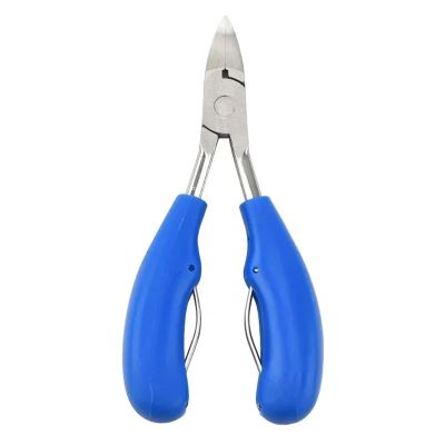 Professional Toe Nail Clippers Cutter ingrown toenail tool Thick Nail Dead Skin Dirt Remover Super Sharp Curved Blade Nail Tools(Blue)