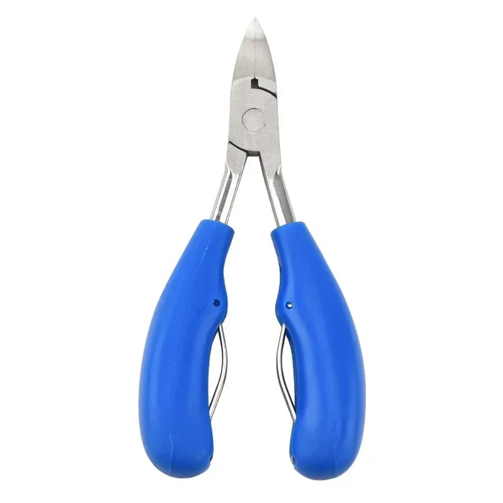 Professional Toe Nail Clippers Cutter ingrown toenail tool Thick Nail Dead Skin Dirt Remover Super Sharp Curved Blade Nail Tools(Blue)
