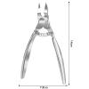 1PCS Safe Nail Clipper Ingrown Toenail Curved Blade Compact Duty Stainless Steel Professional Precise Cutting Edge view 2