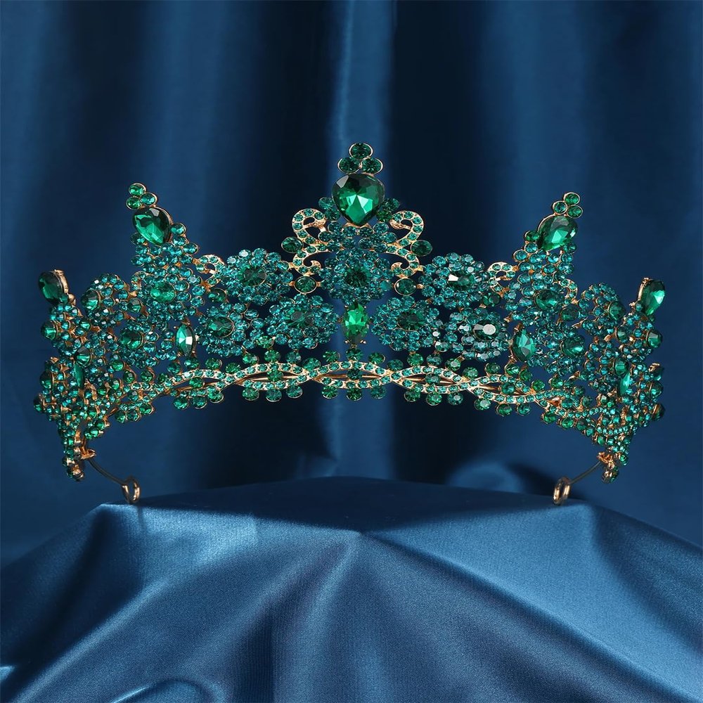 Tiaras And Crowns Rhinestone Prom Crown For Women Bridal Wedding Jewelry Hair Accessories En8