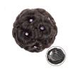 ZUZUZ Bun Hair Pieces for Women Synthetic Ponytail Bun Elegant Braided Bun Claw Clip Bun Hair Accessories with Rhinestone Bun Women Hair Accessories Messy Bun Hair Piece(Brown black,B) view 1
