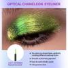WAJJYM Liquid Eyeliner,Glitter Eyeliners Pen,Ultra-Fine Brush,Waterproof,Easy to color,Long-lasting coloring,No fading,No smudging,Light yellow green view 3