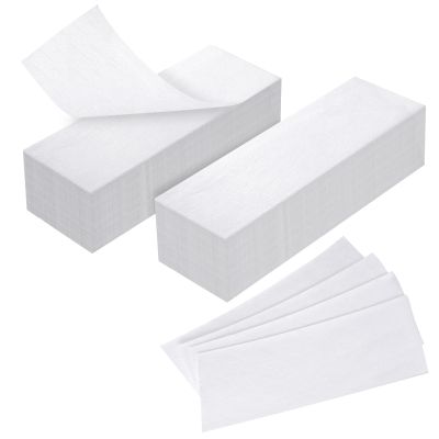 30 Pcs Wax Strips for Hair Removal 2.5'' x 7.5'' Non Woven Body and Facial Wax Strips Paper, Beauty Waxing Strip for Leg Face Chest Back and Bikini (30 Pcs)