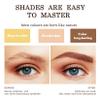 Brow Powder for Eyebrows,Long-Lasting Matte,Eye Shadow and Contouring Three-in-one,Soft and Natural,Helps Enhance & Define Brows,Compact Size,Includes Applicator Brush,2#Light brown&Dark Brown view 3