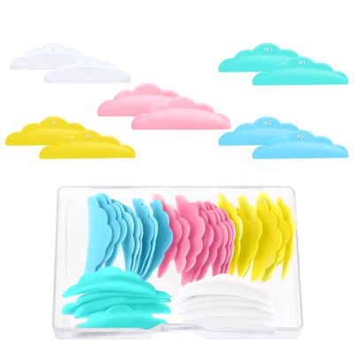 Classicseali 50PCS Lash Rods for Lash Lift,Silicone Lashes Lift Shields, Multicolor Reusable Soft Eyelash Lifts Pads, Shields for Lashes Lifts, for Full Eyes, for Eyelash Lifting and Coloring, 5 Sizes
