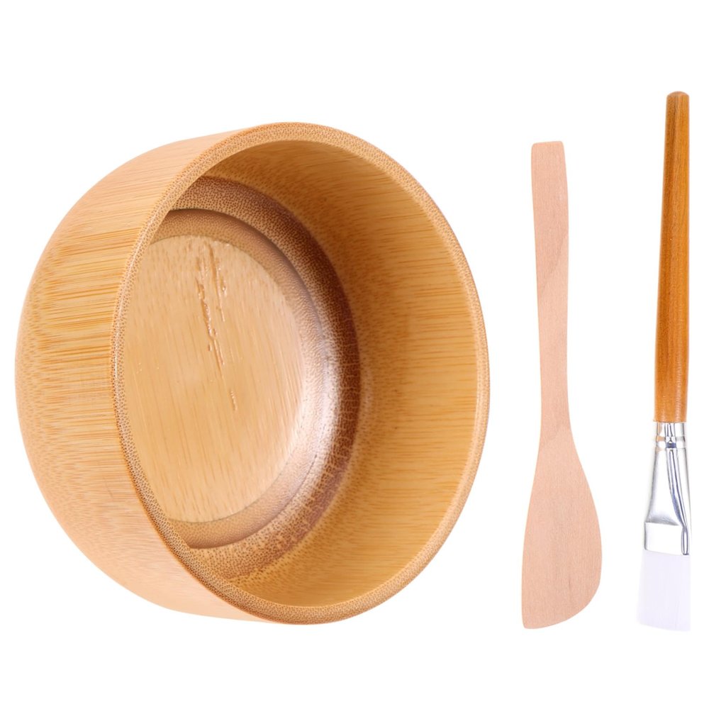 ARTSEWPLY 1set Face Mask Bowl Brush Set Practical Mask Mixing Kit for Easy Application Convenient -drop Mixing Bowl and Brush for All Skin Types