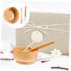 ARTSEWPLY 1set Face Mask Bowl Brush Set Practical Mask Mixing Kit for Easy Application Convenient -drop Mixing Bowl and Brush for All Skin Types view 2