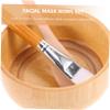 ARTSEWPLY 1set Face Mask Bowl Brush Set Practical Mask Mixing Kit for Easy Application Convenient -drop Mixing Bowl and Brush for All Skin Types view 3