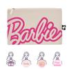 ARDITEX, Barbie Toiletry Bag, Make Up Pouch for Children, Perfect for Carrying Lo Travel Accessories, Fabric Vanity Bag, Ideal for Storing Small Objects, Cotton, 22.5 x 16 cm, beige, BARBIE, Beige view 2