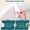 Bath Pillows for Tub, Bath Pillow Luxury Bathtub Pillows for Head and Neck Support - With 4D Air Mesh Fabric & Strong 6 Suction Cups, Tub Pillow For Bathtub, Bath Accessories & Spa Gifts For Women Men view 4