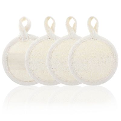 Mabor 4Pcs Face Loofah, Exfoliating Facial Scrub Pads Massage Pores and Clean Blackheads Without Hurting The Skin for Women and Men