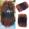 Afro Kinky-Curly Human Hair Bulk for Twist, Dreadlocks Making, Repairing and Extending Locs,100% Afro Kinkys Bulk Human Hair Ombre color, 50g/pack Can be Dyed (#30/1B/#30) (14inch) view 1