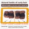 Afro Kinky-Curly Human Hair Bulk for Twist, Dreadlocks Making, Repairing and Extending Locs,100% Afro Kinkys Bulk Human Hair Ombre color, 50g/pack Can be Dyed (#30/1B/#30) (14inch) view 3