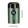 Hzskjyt Cordless Mini Shaver for Facial Hair and Beard Trimming on The Go, Green view 2