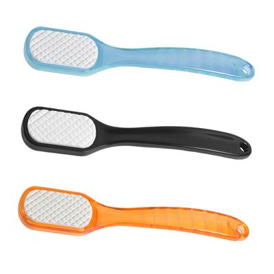 Baluue 3pcs Foot File Foot Grinder Hard Skin Remover Dead Skin Pumice Tool Calloused File Double Sided Peeling Removal Heel Tools Controller Random Color