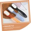 Baluue 3pcs Foot File Foot Grinder Hard Skin Remover Dead Skin Pumice Tool Calloused File Double Sided Peeling Removal Heel Tools Controller Random Color view 4