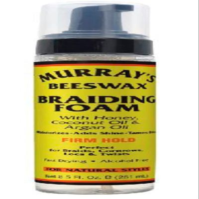 M.UR.RA.Y-S BEESWAX BRAIDING FOAM - 8.5 oz