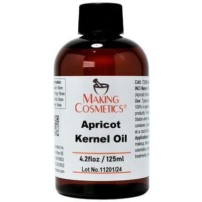 Apricot Kernel Oil - 4.2fl oz / 125ml - Cosmetics Ingredient - Skin & Hair Care