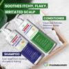 PHARMBANNER Anti-Fungal Shampoo and Conditioner Set  Tea Tree & Argan Oil for Folliculitis, Seborrheic Dermatitis, Scalp Psoriasis  Relieves Itchy, Flaky, Dry Scalp  Sulfate & Paraben Free view 4