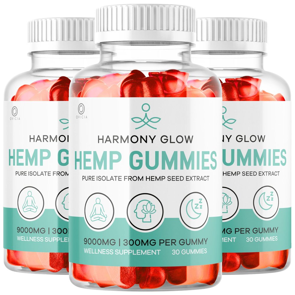 (3 Pack) Harmony Glow Gummies, Official Harmony Glow Gummies Formula Reviews, Harmonyglow Gummi ES, 90 Gummies for 3 Months