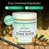 Bozzena Raw Shea Butter - 100% Pure African Shea Butter| Unrefined Moisturizer for Extremely Dry Skin, DIY Lip Balm, Body Butter, Lotion, and Soap (32 Oz) view 2