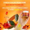 Beesaluxe Buckderma - 100% Natural All-In-One Seabuckthorn Balm - Facial Moisturizer, Oil Cleanser, Overnight Mask, Makeup Remover, Lip Balm, Hand Cream, Foot Butter and More view 2