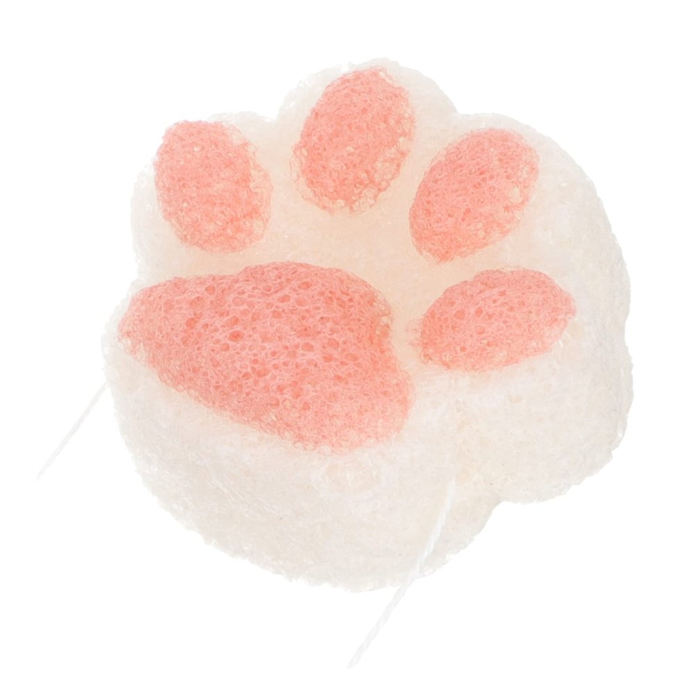 ARTSEWPLY Bear Claw Boys and Girls Bath Sponge Gentle Face Body Cleanser Adorable Boy Girl Shower Sponge